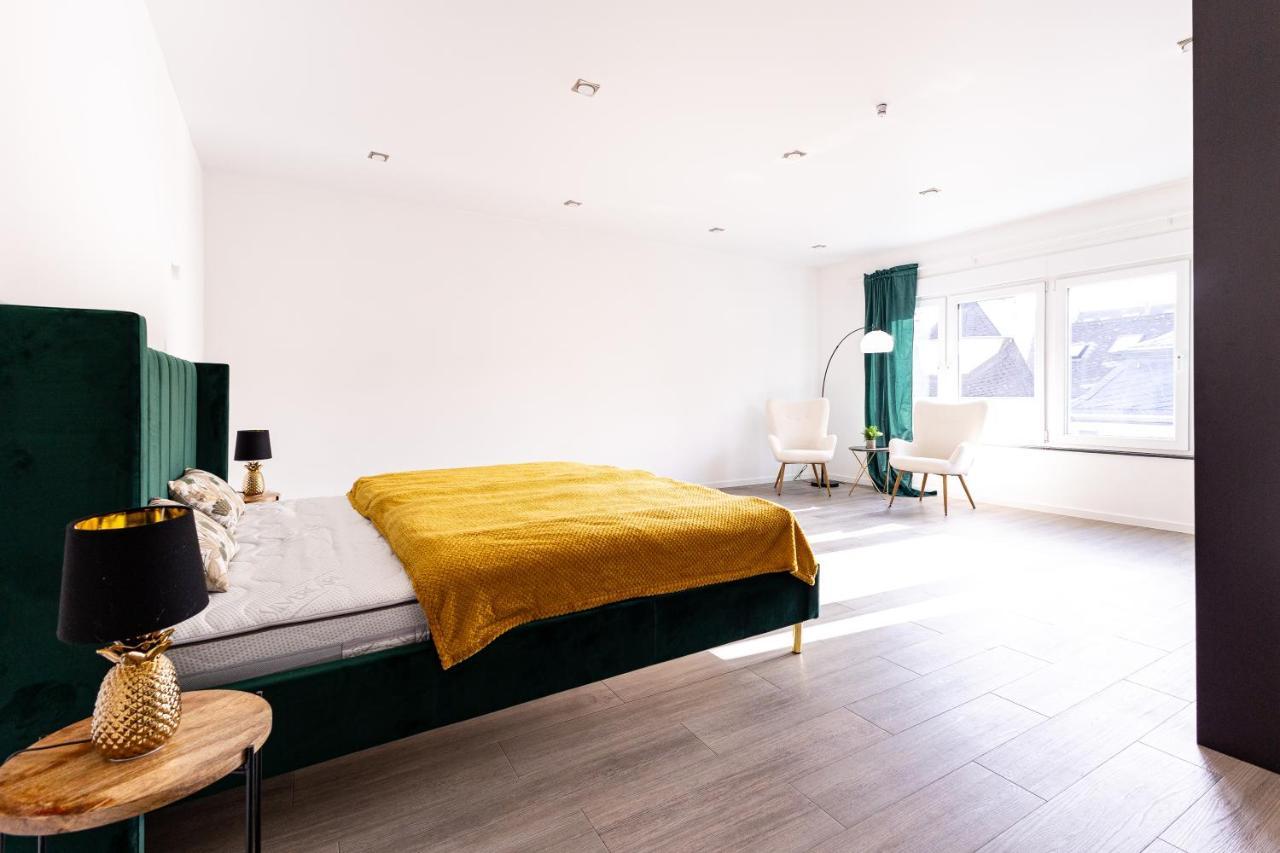 Design Apartment Zentral Fuer 6 In Andernach: Ausblick, Wifi, Kueche Dış mekan fotoğraf